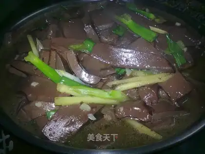 Burn pig blood