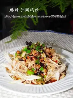 Spicy shredded chicken