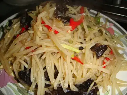 hot and sour potato silk