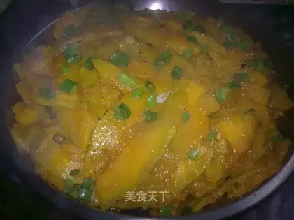 stir-fried pumpkin slices