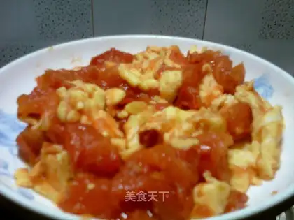 Scrambled egg with tomato