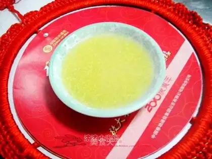 Thick millet porridge