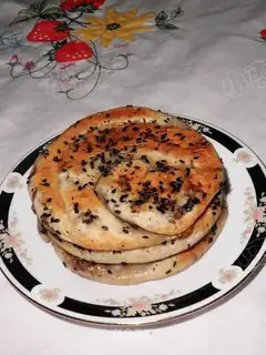 Date paste sesame cake