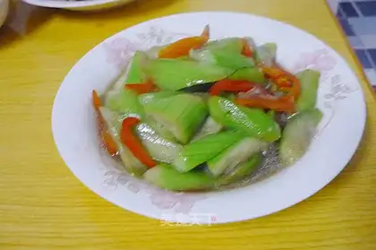 stir-fried loofah