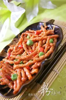 Garlic shredded pork