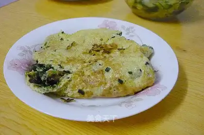Leek egg cake
