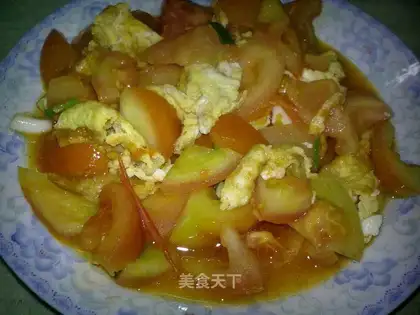 Scrambled egg with tomato