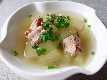 Winter melon pork ribs soup