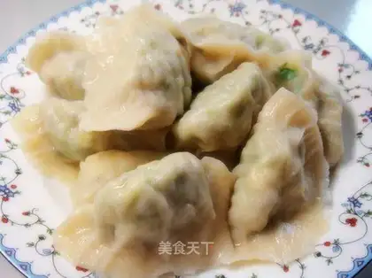 Chives, shrimp, egg dumplings