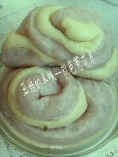 Two-color chopped green onion roll