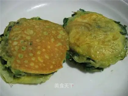 Egg and leek cake