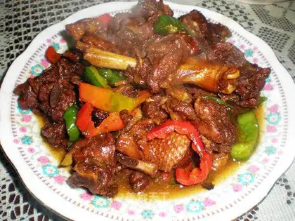 Roasted duck in beer