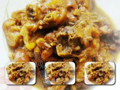 Pork knuckle in oyster sauce