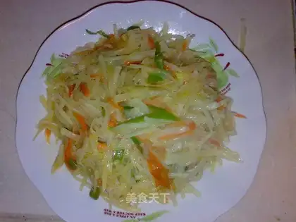 stir-fried shredded potatoes