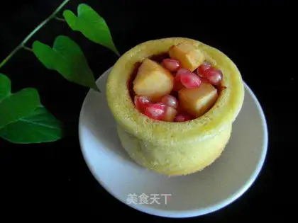 Cup of cake fruit