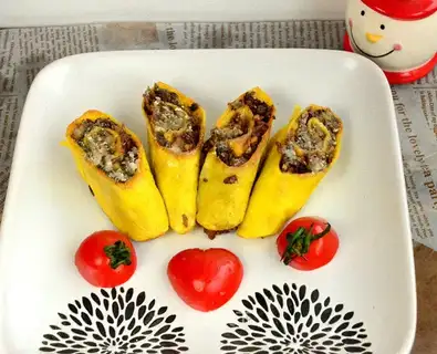 Fried plum rolls