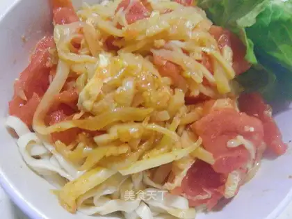 Tomato noodles