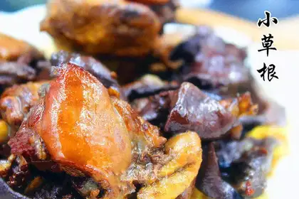 Chicken stew mushrooms