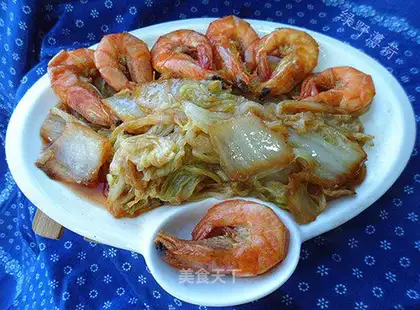 Shrimp cabbage