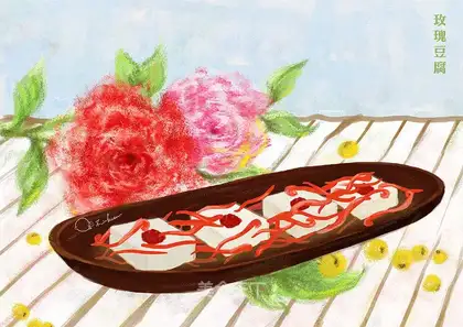 Rose tofu