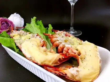 Cream cheese lobster