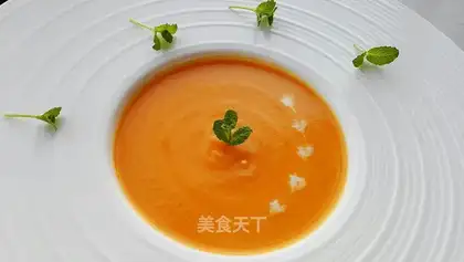 Pumpkin cream soup