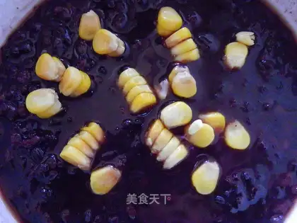 Corn and rice congee