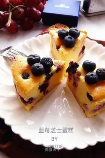 Blueberry cheesecake
