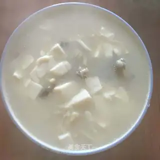 Tofu soup