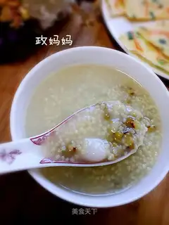 Green bean lily porridge