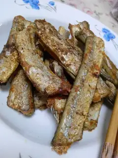 Fried swordfish