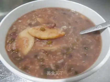 Apple bean congee