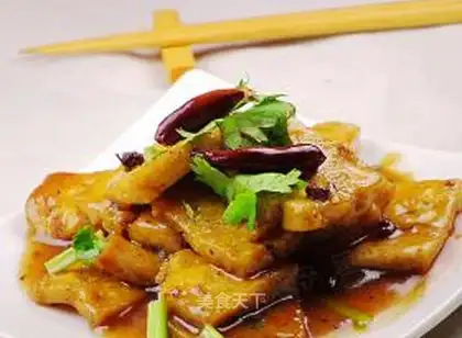 Spicy sauce tofu