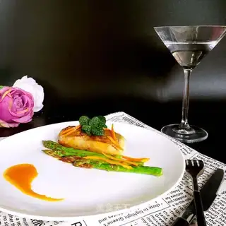 Orange silver cod