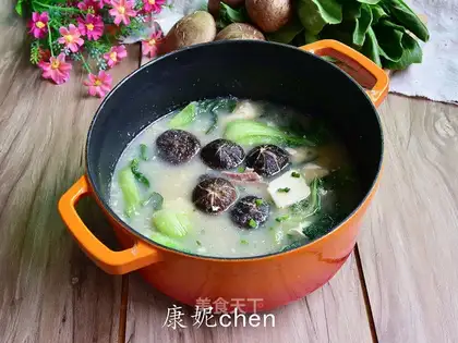 Double tofu soup