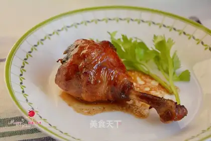 Roasted chicken legs