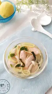 White jade eggskin shrimp