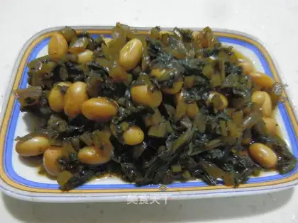 Scratch mustard beans