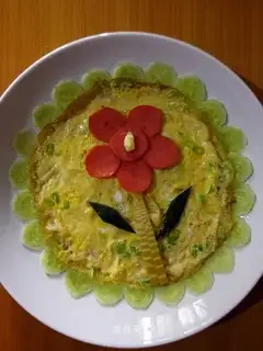 Fried omelet
