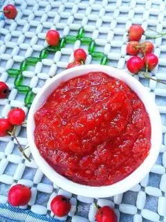The red jam in the mountains