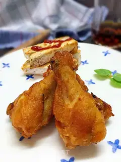 Cream of taro wings
