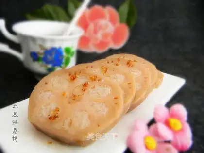 Ice-cracked red date rice