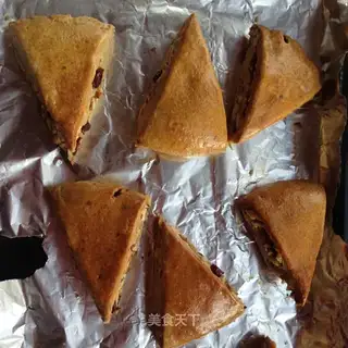 All wheat cranberry walnut scones