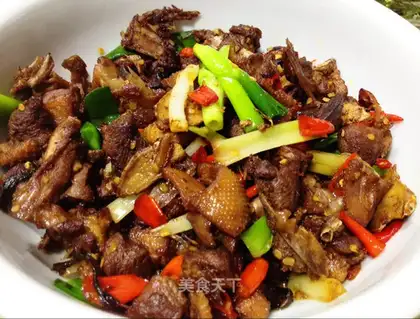 Spicy beer duck