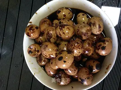 Cook quail eggs