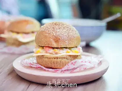 Tuna salad burger