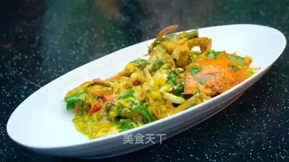 Thai curry crab