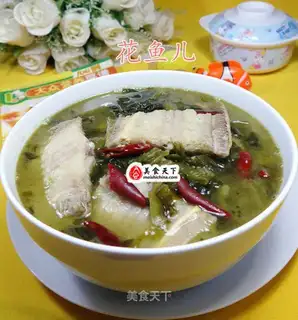 Sour sauce, bald fish