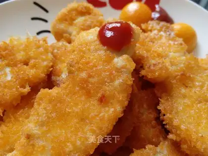 Gold and delicious fish chops
