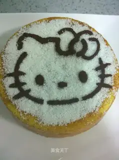 Katie cat sponge cake